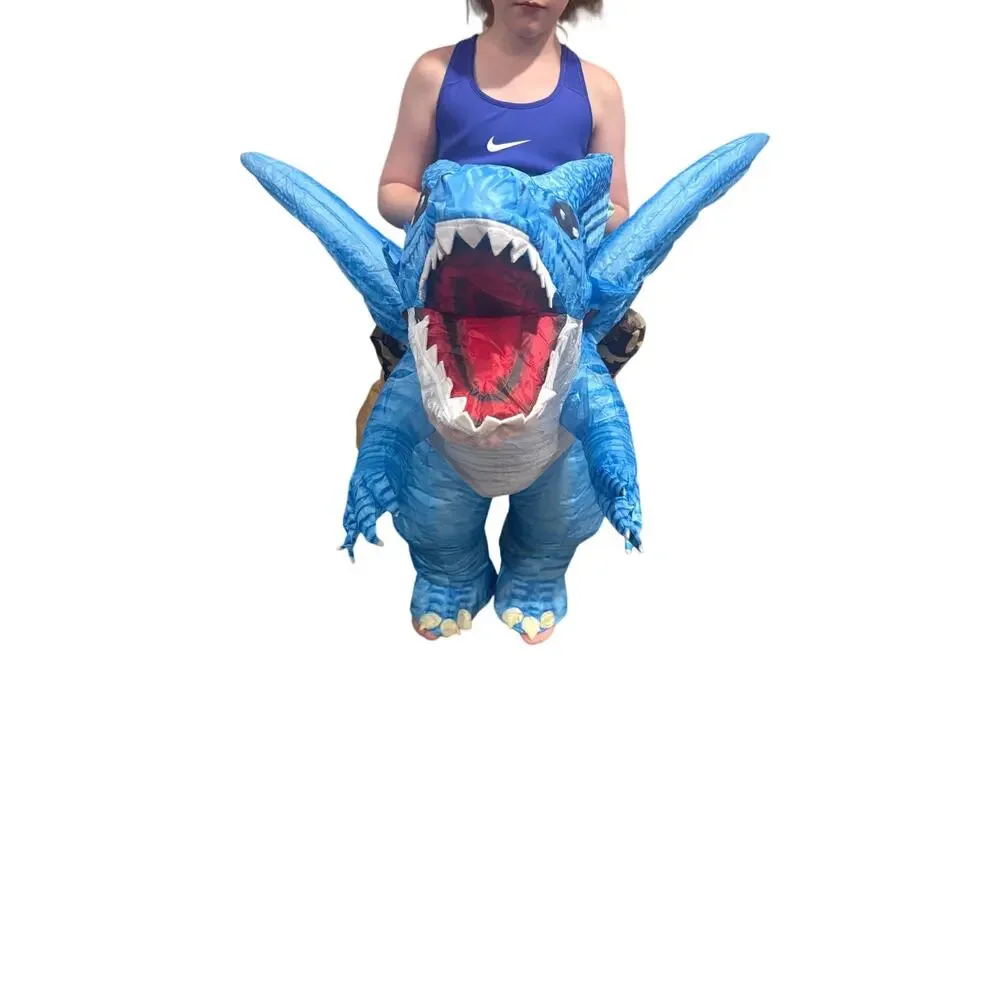 GOOSH Inflatable Dinosaur Costume Kids Boys Girls Funny Blow up 48